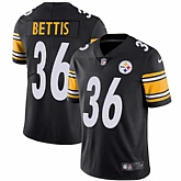 Nike Pittsburgh Steelers #36 Jerome Bettis Black Team Color NFL Vapor Untouchable Limited Jersey,baseball caps,new era cap wholesale,wholesale hats